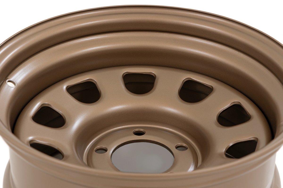 Chevrolet Tahoe Steel Wheel - Rough Country - 10-slot D-window - Bronze - '95-'98